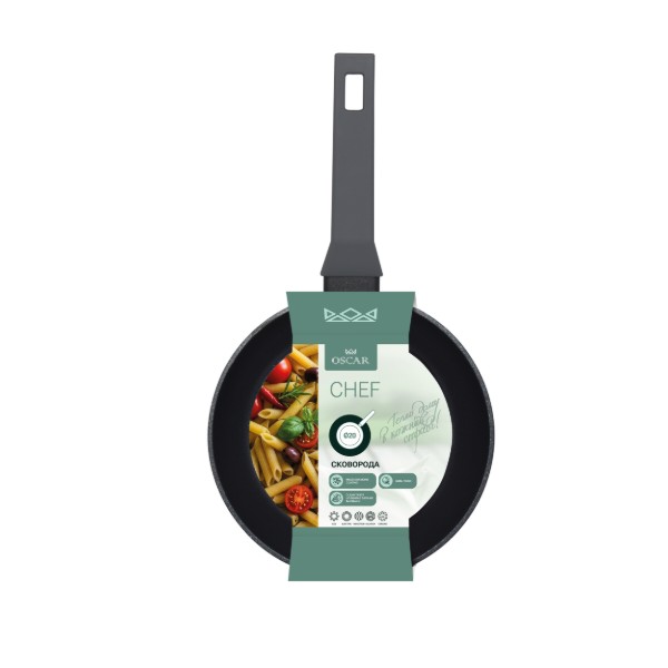 Фото - Сковорода универсальная OSCAR CHEF 24 см new (OSR-1101-24/n)
