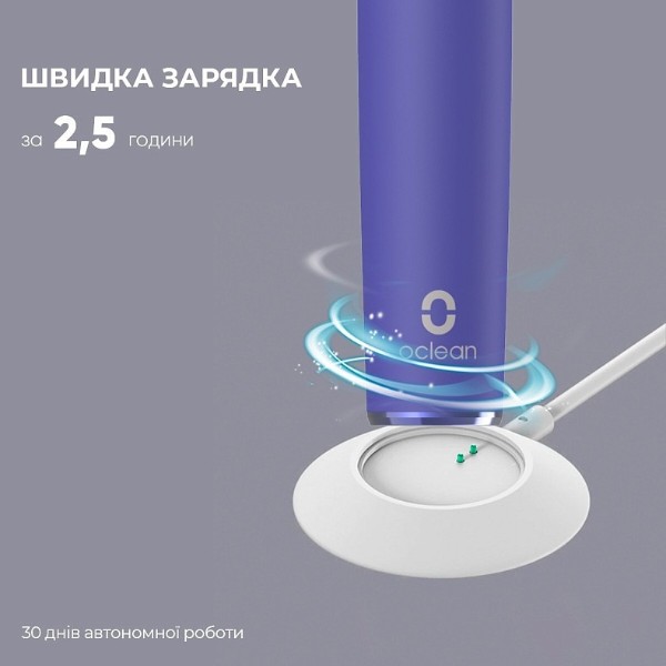 Фото - Зубна щітка електрична Oclean Air 2 Purple (6970810550436)