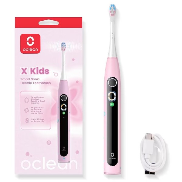 Фото - Зубная щетка электрическая Oclean X Kids Electric Toothbrush Pink (6970810557213) Фото - Зубная щетка электрическая Oclean X Kids Electric Toothbrush Pink (6970810557213)