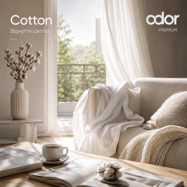 Фото - Освежитель воздуха аэрозольный Odor Premium Cotton 250 мл парфюмированный (4820086524476)