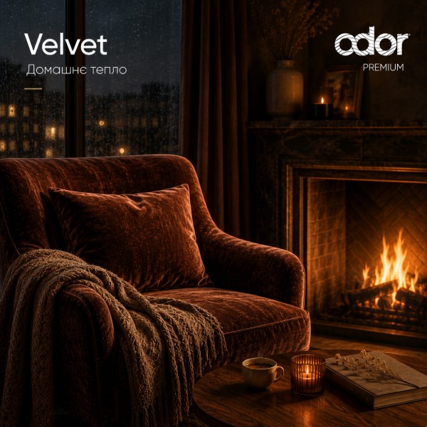 Фото - Освежитель воздуха аэрозольный Odor Premium Velvet 250 мл парфюмированный (4820086524414)