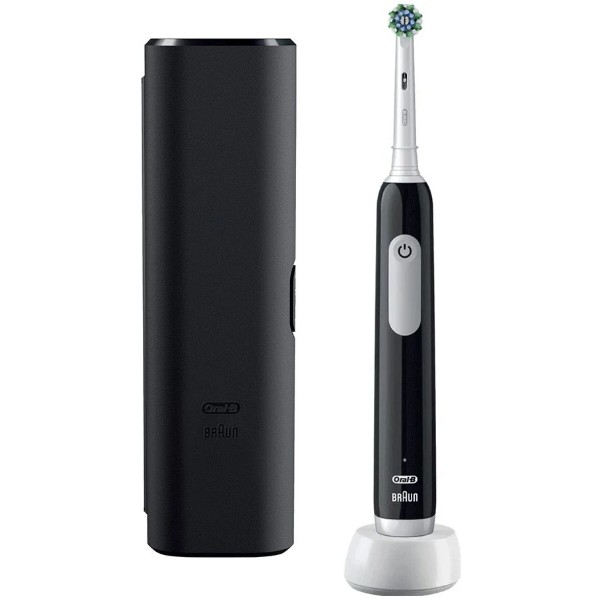 Фото - Зубная щетка электрическая Oral-B Braun Pro1 D305.513.3X CrossAction Black (8001090914415)