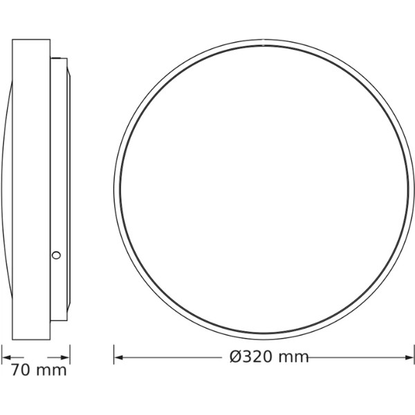 Фото - Світлодіодний світильник Osram CEILING LUXO 18Вт 4000К Black (4099854651113)