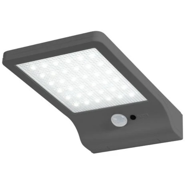 Фото - Світлодіодний світильник Osram DORLED SOLAR 3Вт 4000K 320Лм датчик сутінків Black (4099854531453)