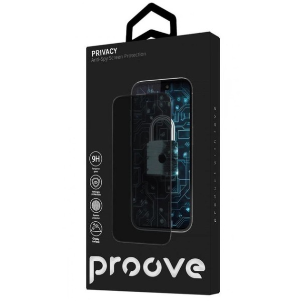 Фото - Защитное стекло для смартфона Proove Privacy 360 iPhone 17 Pro Max black (PGP360I17PM1)