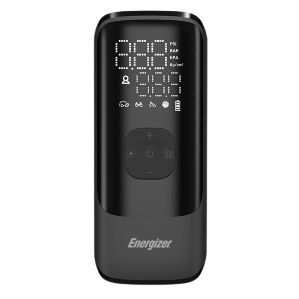 Фото - Автокомпрессор Energizer PAC4000 150 PSI, Power Bank 2000mAh Black