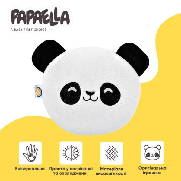 Фото - Суха грілка для малюка PAPAELLA з насінням льону 18х18 см (8-33270*002)