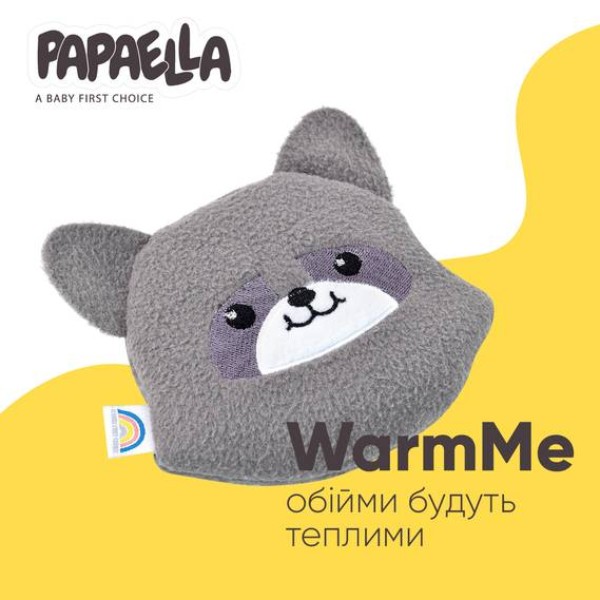 Фото - Суха грілка для малюка PAPAELLA з насінням льону 18х18 см (8-33270*003)