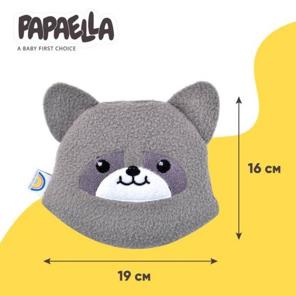 Фото - Суха грілка для малюка PAPAELLA з насінням льону 18х18 см (8-33270*003)