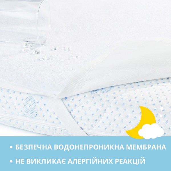 Фото - Наматрасник детский PAPAELLA Aqua Stop 4 эластичная лента по углам PAPAELLA 60х120 см (8-05245)