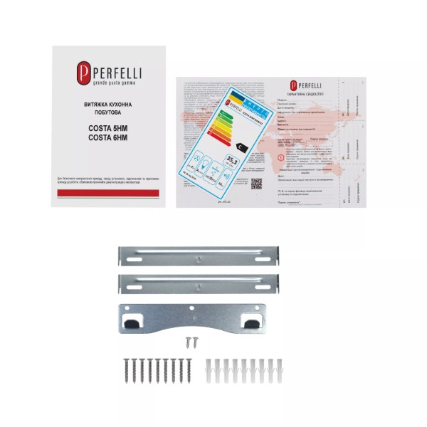 Фото - Витяжка декоративна Perfelli COSTA 6HM BIANCO