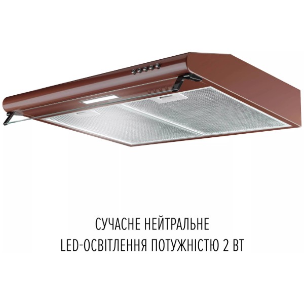Фото - Вытяжка традиционная Perfelli PL 6244 BR LED