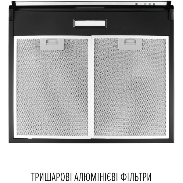 Фото - Витяжка традиційна Perfelli PL 6244 BL LED