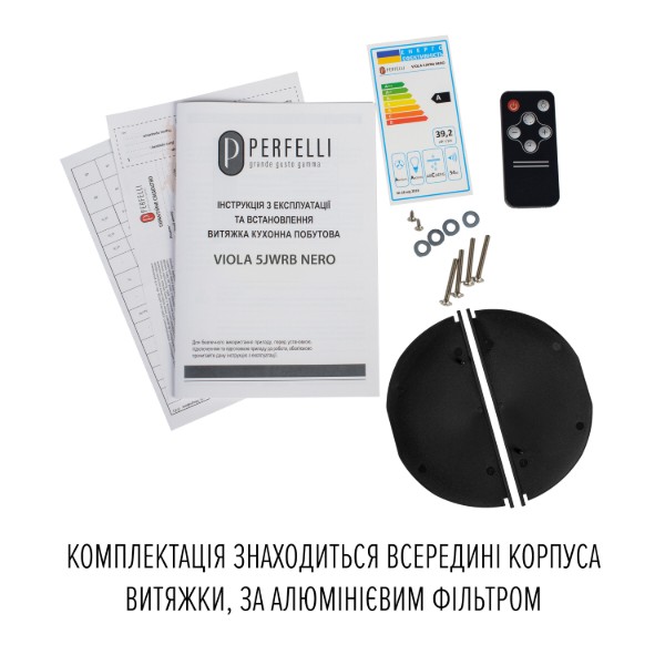 Фото - Вытяжка встраиваемая Perfelli VIOLA 5JWRB NERO