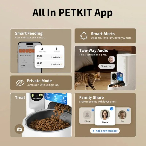 Фото - Смарт-годівниця PETKIT YumShare Solo 2 with Camera (P572)