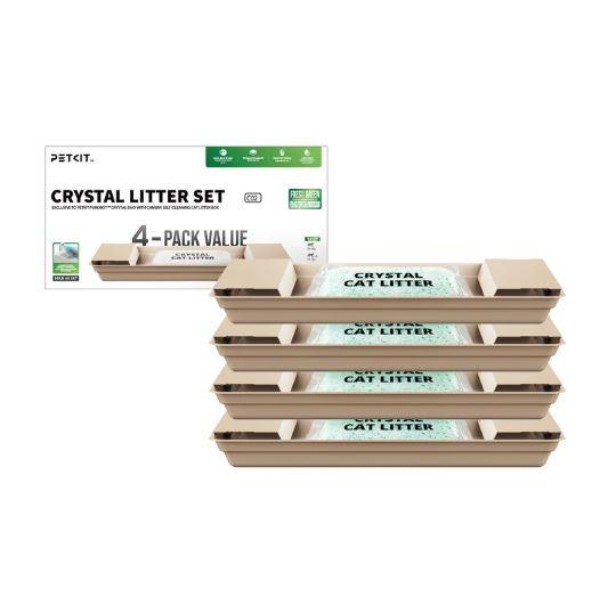 Фото - Наповнювач силікагелевий PETKIT для PUROBOT CRYSTAL DUO Fresh Green сет 4 шт. (C02)