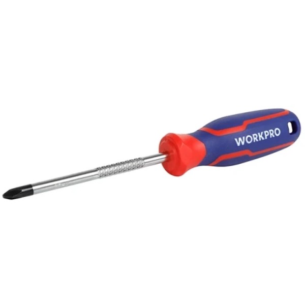 Фото - Отвертка WORKPRO PH0X75мм CR-V PRO (WP221025)