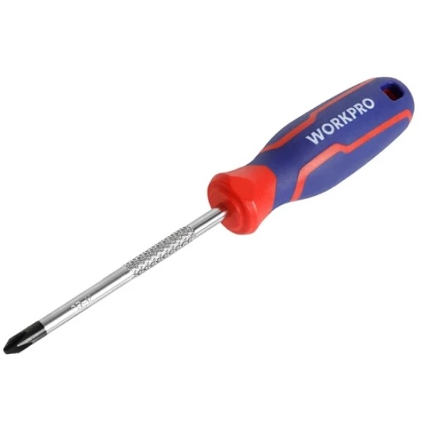 Фото - Отвертка WORKPRO PH0X75мм CR-V PRO (WP221025)