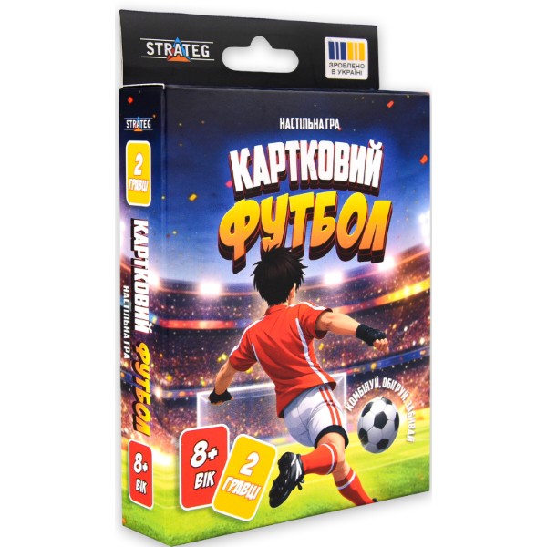 Фото - Настольная игра (8+) Strateg Карточный футбол (31204)