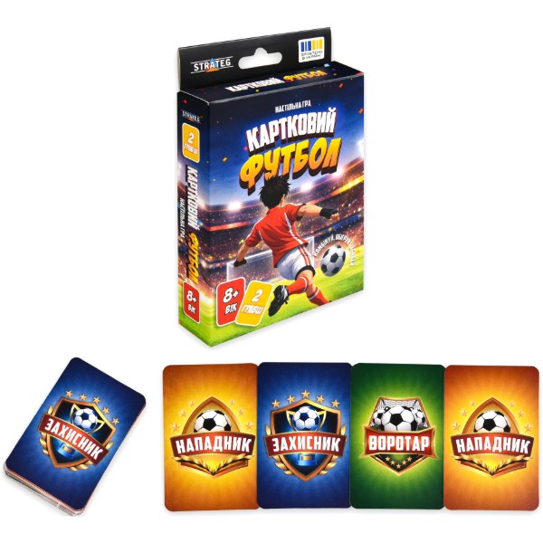 Фото - Настольная игра (8+) Strateg Карточный футбол (31204)