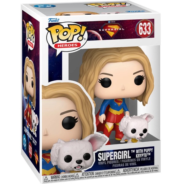 Фото - Набор игровых фигурок FUNKO POP! серии Супергерл - СУПЕРГЕРЛ И КРИПТО СУПЕРПЕС (90801)