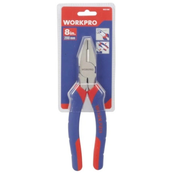 Фото - Плоскогубці WORKPRO 200 мм PRO (W031006)