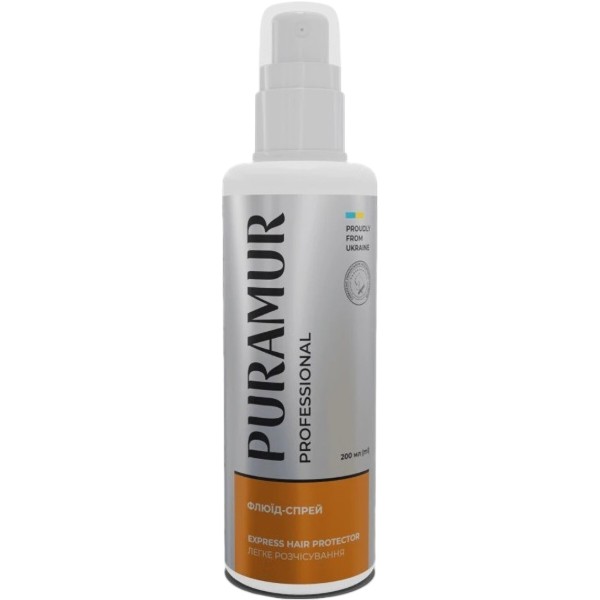 Фото - Кондиционер для кошек и собак PURAMUR Флюид Express Hair Protector для легкого расчесывания всех видов шерсти 200 мл (4823082433278)