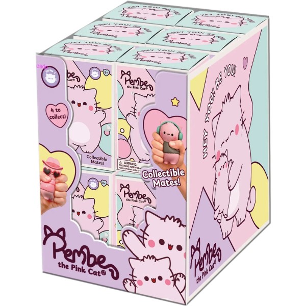 Фото - Сквиш Pembe The Pink Cat в ассортименте (40263)