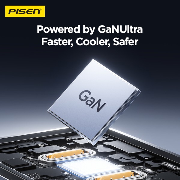 Фото - Мережевий зарядний пристрій Pisen BOLT Utility 45W 2-Port GaN Fast Charger Cable Set(EU) (TP-C65_Kit)