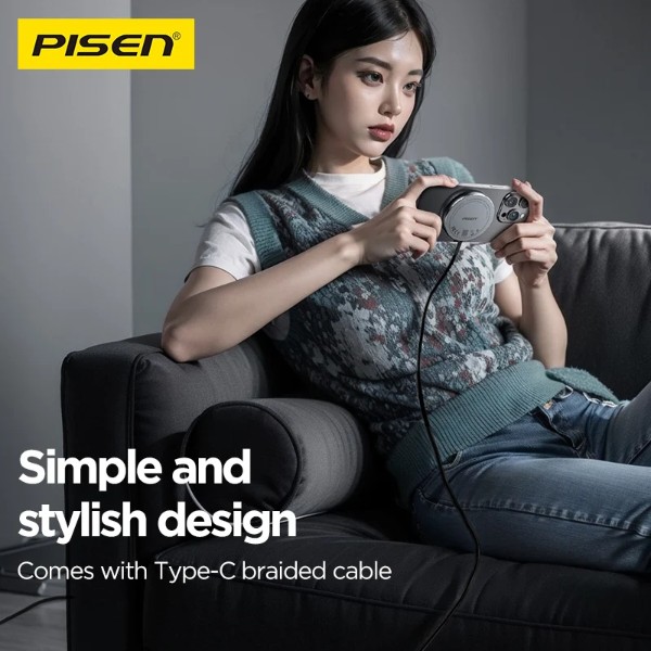 Фото - Беспроводное зарядное устройство Pisen Qi2 Magnetic Desktop Charging Base (TP-C56)