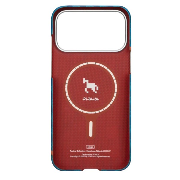 Фото - Чехол для смартфона Pitaka Edge Ultra-Slim Case Happiness Rides Indigo for iPhone 17 Pro (HR1702P)