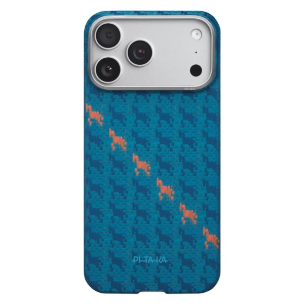 Фото - Чехол для смартфона Pitaka Edge Ultra-Slim Case Happiness Rides Indigo for iPhone 17 Pro (HR1702P)