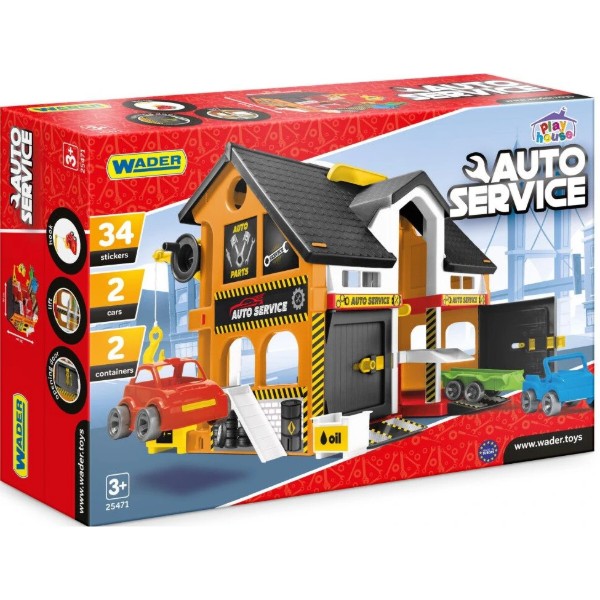 Фото - Игровой набор Wader Play House авто - сервис (25471)