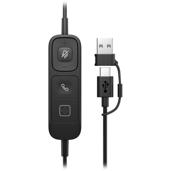 Фото - Гарнитура проводная Poly Mission 615 Monaural USB-C/A (C01C3AA)