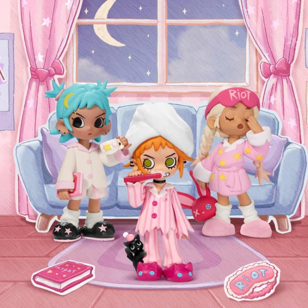 Фото - Игровая фигурка-сюрприз Pop Mart Lil Peach Riot Sleepover (PRLS-01)