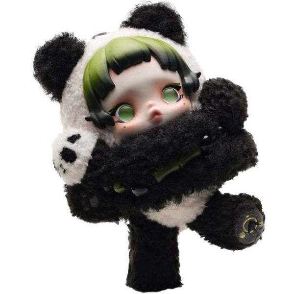 Фото - Колекційна м'яка іграшка Pop Mart Skullpanda Lazy Panda (SPLP-01)