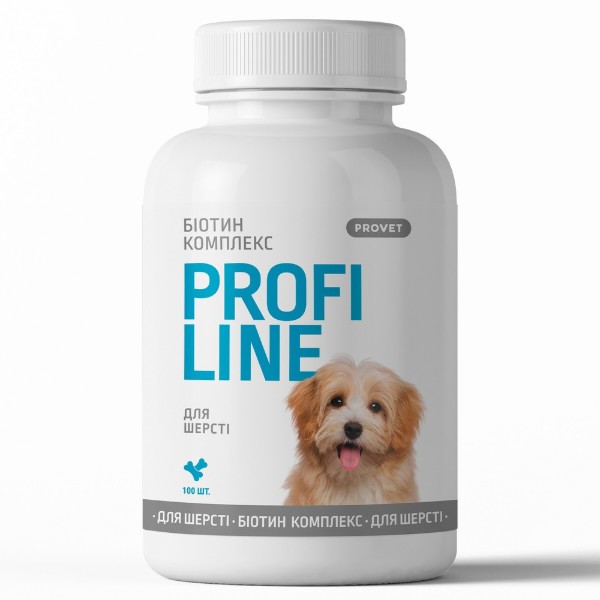Фото - Витамины для собак ProVET PROFILINE БИОТИН комплекс для шерсти 100 шт. (4823082431625) Фото - Витамины для собак ProVET PROFILINE БИОТИН комплекс для шерсти 100 шт. (4823082431625)