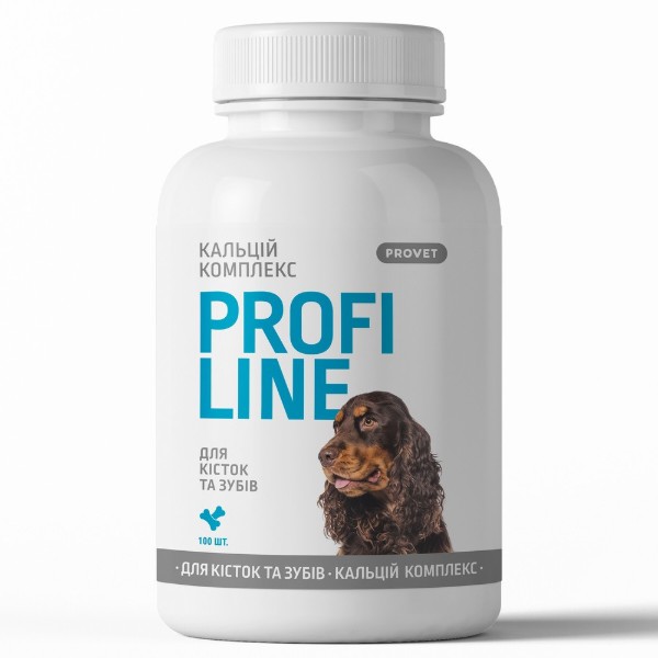 Фото - Витамины для собак ProVET PROFILINE КАЛЬЦИЙ комплекс для костей и зубов 100 шт. (4823082431649)