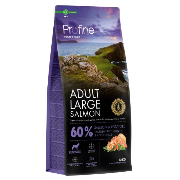 Фото - Сухий корм для собак Profine Large Salmon and Potatoes 12 кг (8595602569519)