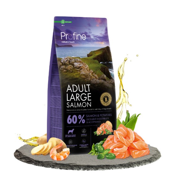 Фото - Сухий корм для собак Profine Large Salmon and Potatoes 12 кг (8595602569519)