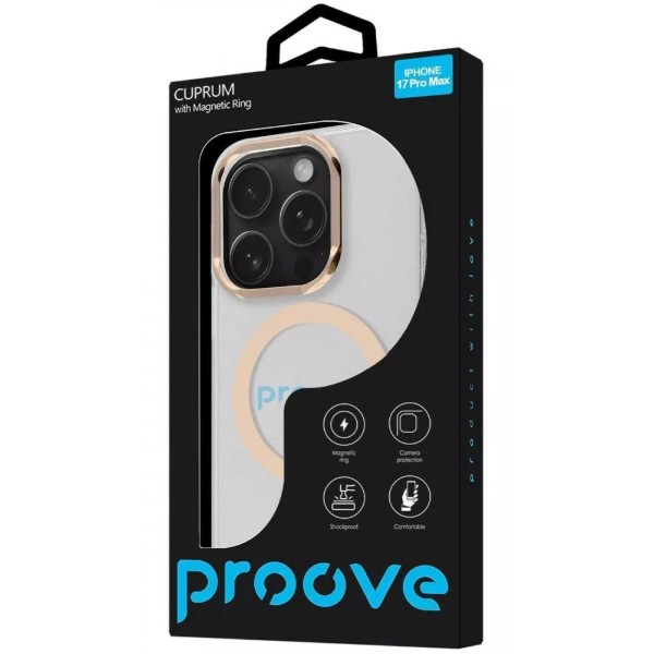 Фото - Чехол для смартфона Proove Cuprum Case with Magnetic Ring iPhone 17 Pro Max cream (PCCMIP17PM43)