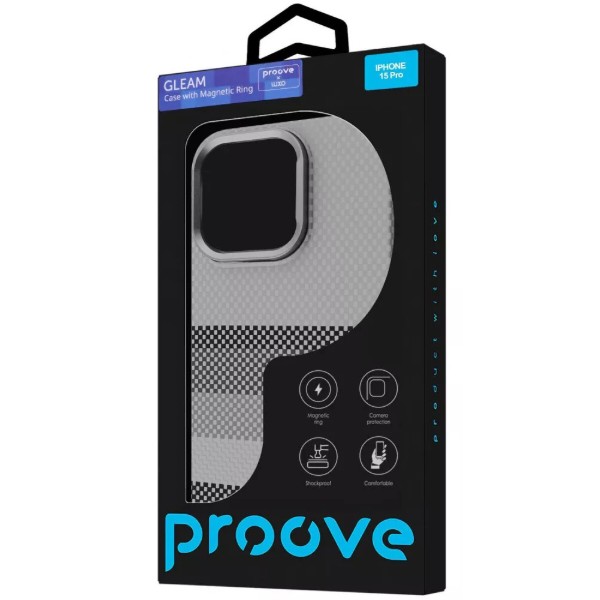 Фото - Чехол для смартфона Proove Gleam Case with Magnetic Ring iPhone 15 Pro blue storm (PCGCIP15P0A1)