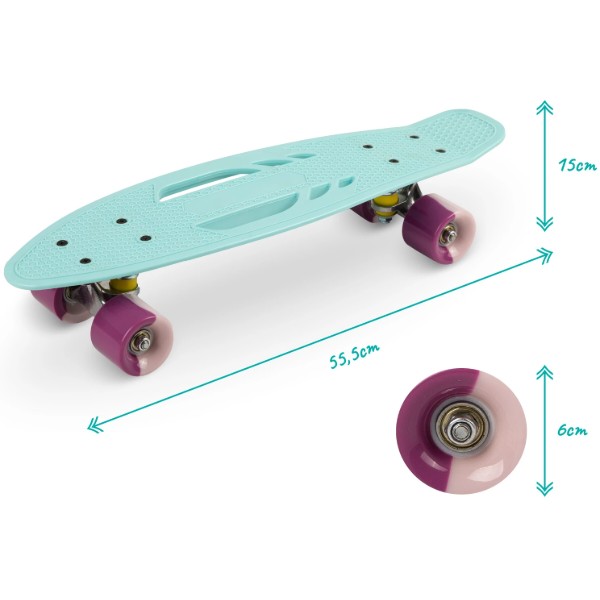 Фото - Скейт Qkids GALAXY Light Blue