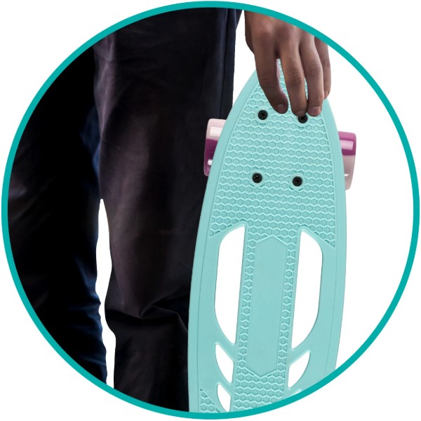 Фото - Скейт Qkids GALAXY Light Blue