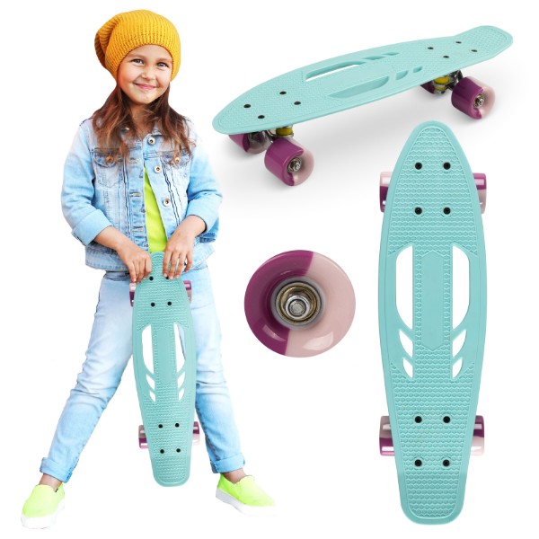 Фото - Скейт Qkids GALAXY Light Blue