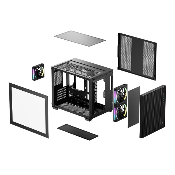 Фото - Корпус Deepcool CG330 Mesh 3F Black (R-CG330MESH-BKANM3-G)