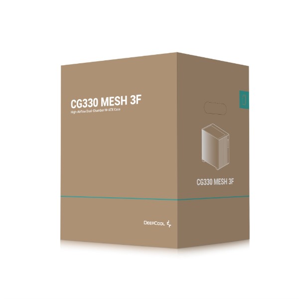 Фото - Корпус Deepcool CG330 Mesh 3F Black (R-CG330MESH-BKANM3-G)