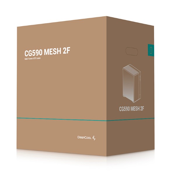 Фото - Корпус Deepcool CG590 Mesh 2F Black (R-CG590MESH-BKANA2-G)