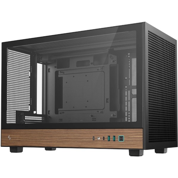 Фото - Корпус Deepcool CH260 Wood Black (R-CH260-BKNWM0-G-1)