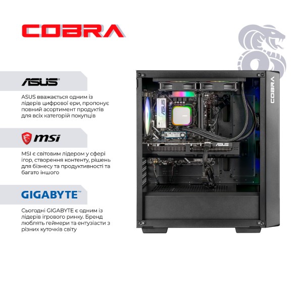 Фото - Системний блок Cobra Performance RTX 5060 / Ryzen 7 7800X3D / RAM 32GB / SSD 2TB (R7G23255)